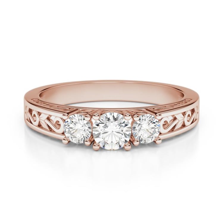 Vintage Verlobungsring mit Lab Grown Diamanten Lariah 66057