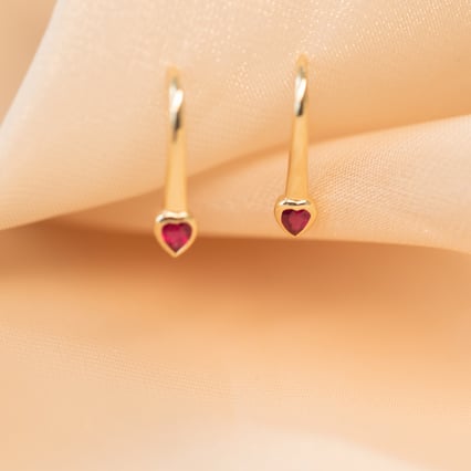 Schmuckset mit Rubinen Roshni