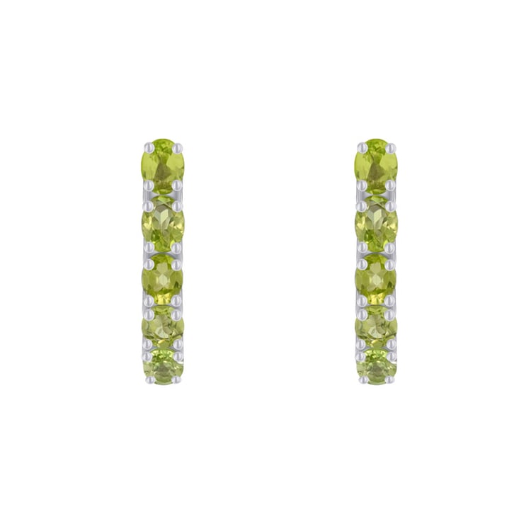 Silberohrringe mit Olivinen Felixa 60190