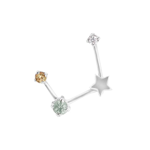 Ohrring mit Sternzeichen Virgo