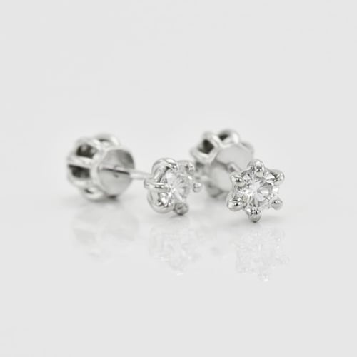 Strahlende Ohrrstecker mit 0.20ct Diamanten Docala