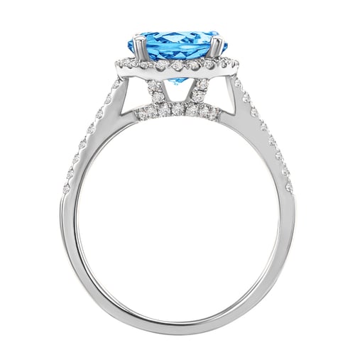 Goldring mit 2.75ct Topas und Diamanten Xana