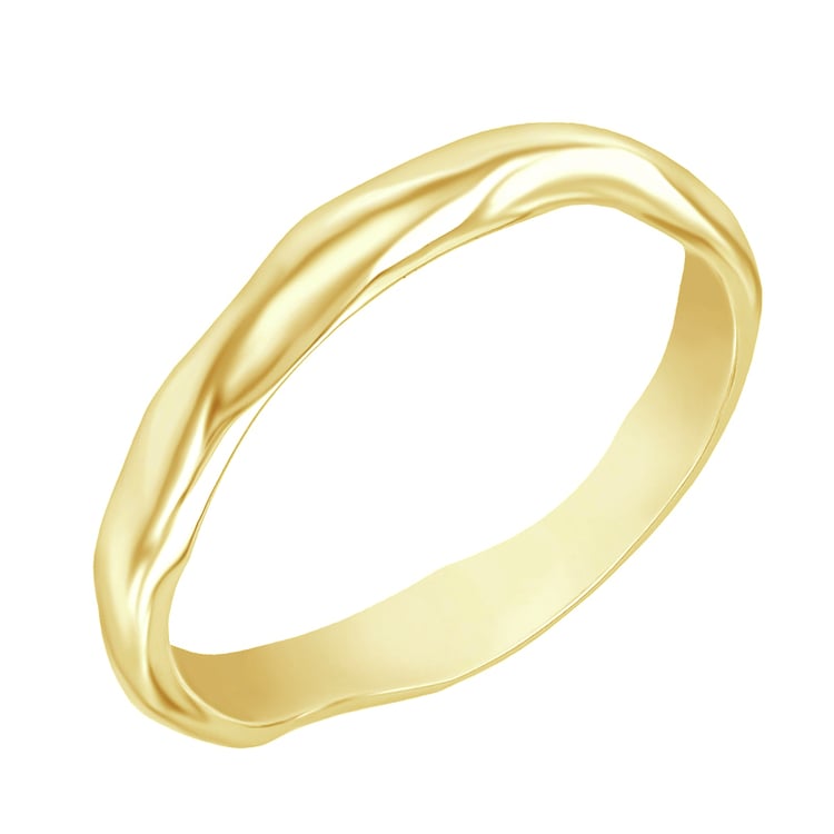 Ungleichmäßiger Ring aus Gold Nataali