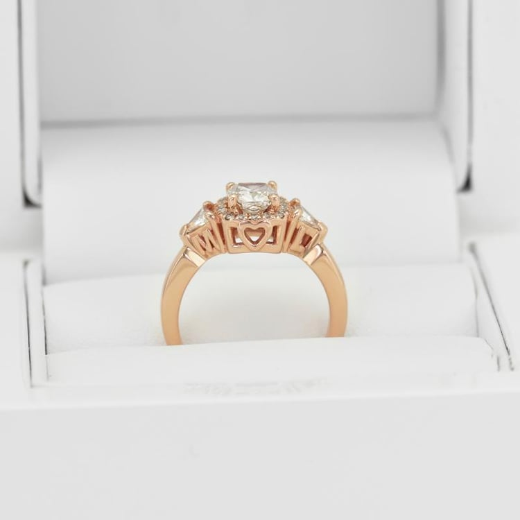 Verlobung Diamantring mit Initialen 19719