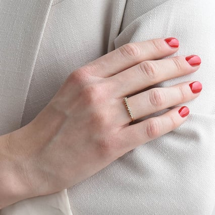 Silberner Eternity-ring mit Lab Grown Diamanten Betsy