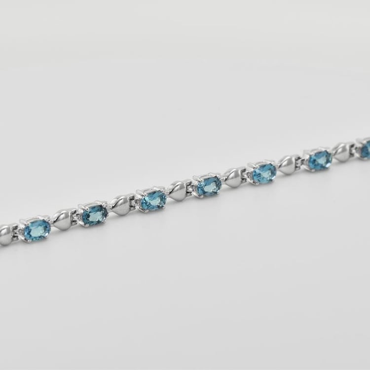 Armband Silber mit Topas 36210