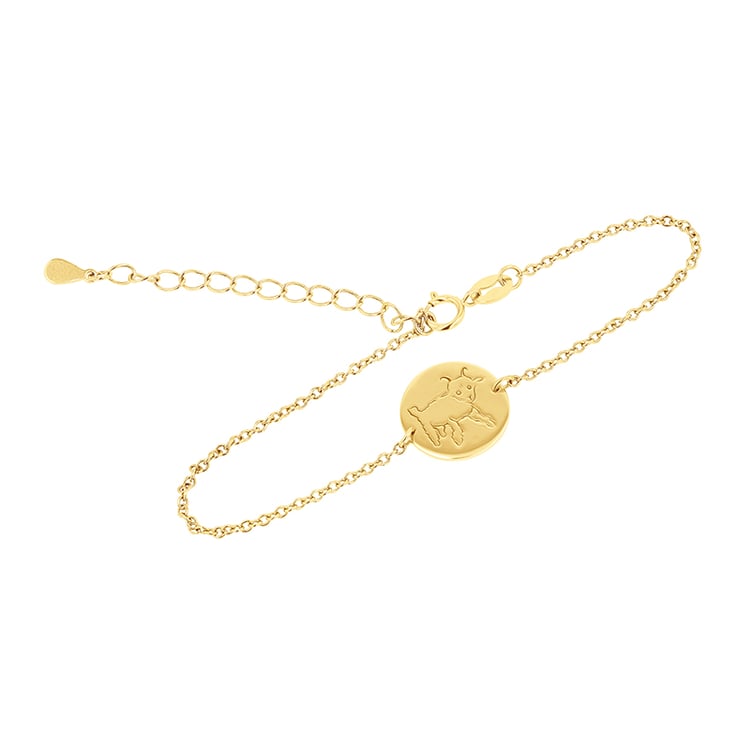 Silbernes Armband mit der Gravur eines Lamms Der Kleine Prinz 144541