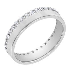 Goldring voller Diamanten Hevanna