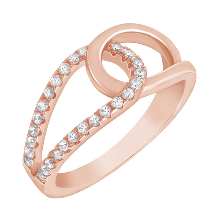 Goldring mit funkelnden Diamanten Chaldea 69297