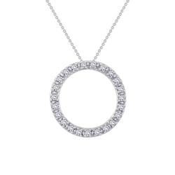 Silberner Karma-Anhänger mit Lab Grown Diamanten Hallie