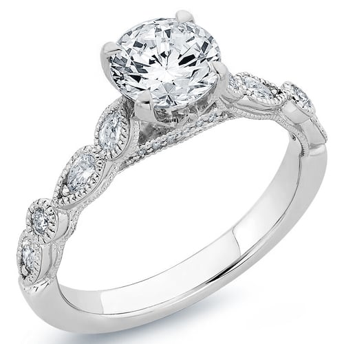 Vintage Verlobungsring mit Diamant Noelani