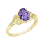 Goldringe mit Amethyst