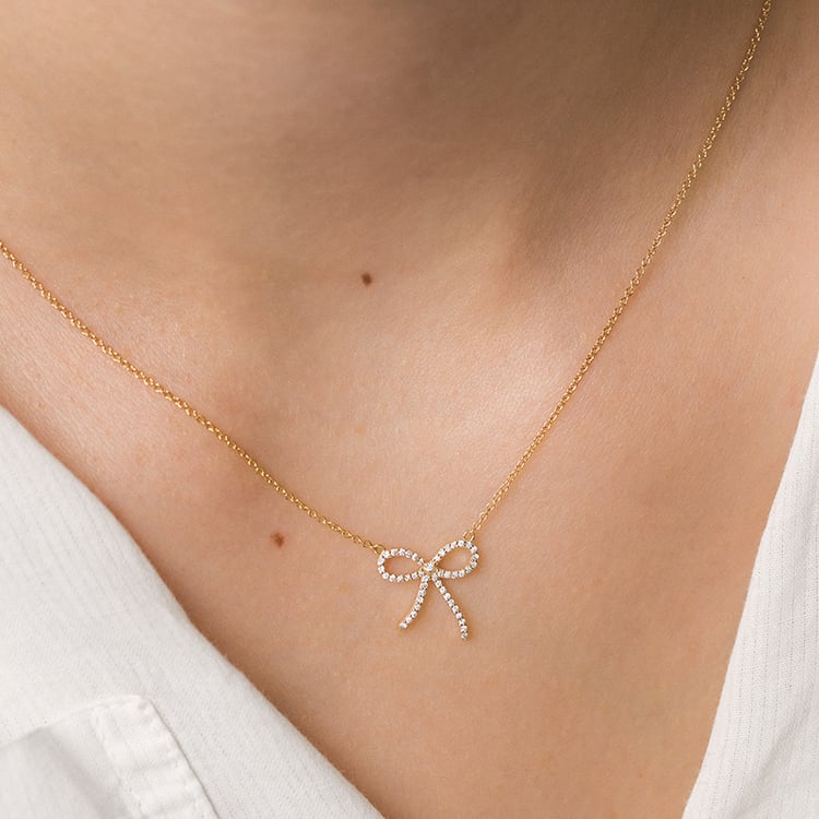 Schleife mit Diamanten Jonina 153842