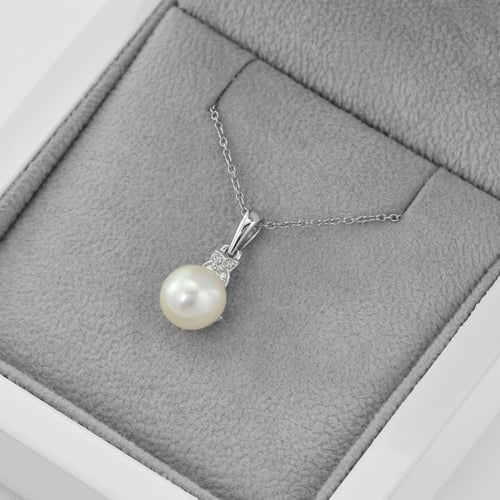 Goldenes Schmuckset mit Perlen Mauricia
