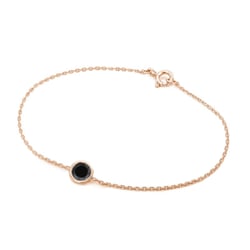 Goldenes Armband mit schwatzen Diamant Arleth