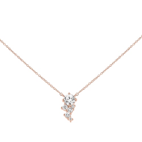 Cluster Kette mit Lab Grown Diamanten Barto