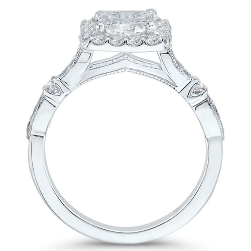 Vintage Verlobungsring mit Prinzessdiamant Josephine