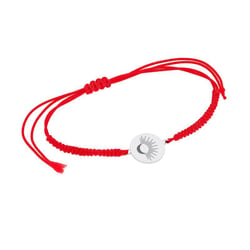 String Armband mit dem Yoga Symbol Sonne und Mond