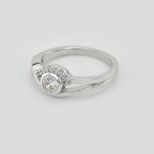 Verlobungsring mit Diamanten Milia