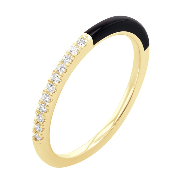 Ring aus Keramik mit Lab Grown Diamanten Danyl 120850