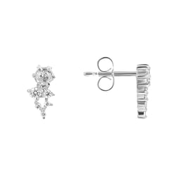 Cluster-Ohrringe mit Diamanten Ellie