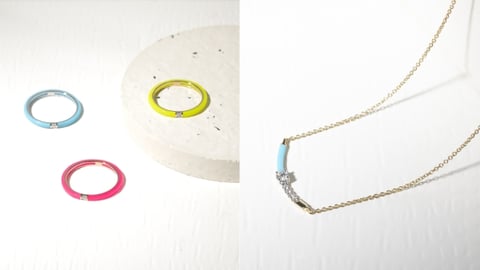 Keramikschmuck: Verschiedene Designs und Farbkombinationen