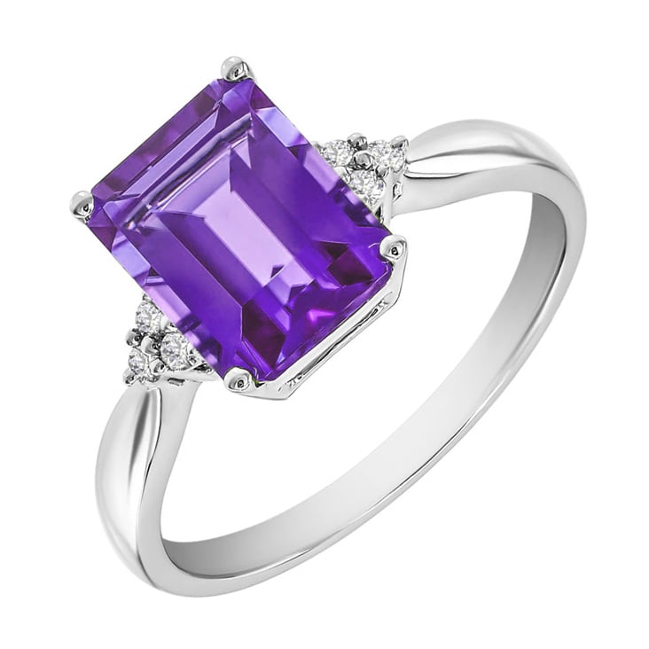 Goldring mit Amethyst