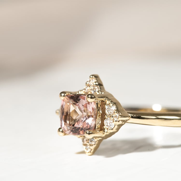 Ring mit Morganit und Diamanten Ethany 127113