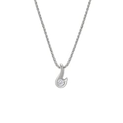 Zarte Platinanhänger mit Diamanten Maise