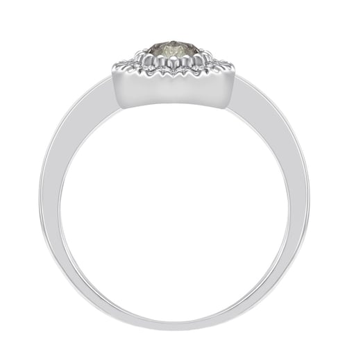 Goldener Verlobungsring mit salt and pepper Diamant Tafne