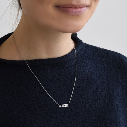 Goldene Kette mit Datum in römischen Zahlen Ihrer Wahl Marcus