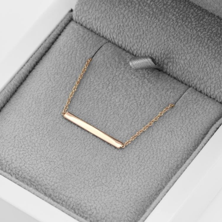 Zarte Silberkette Bar 103774