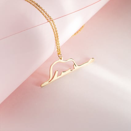 Anhänger mit einem ausgeschnittenen Elefanten Der kleine Prinz