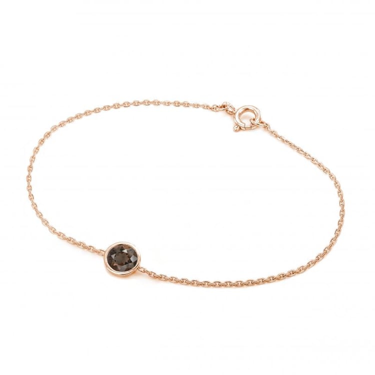 Armband aus Gold mit Rauchquarz Arleth