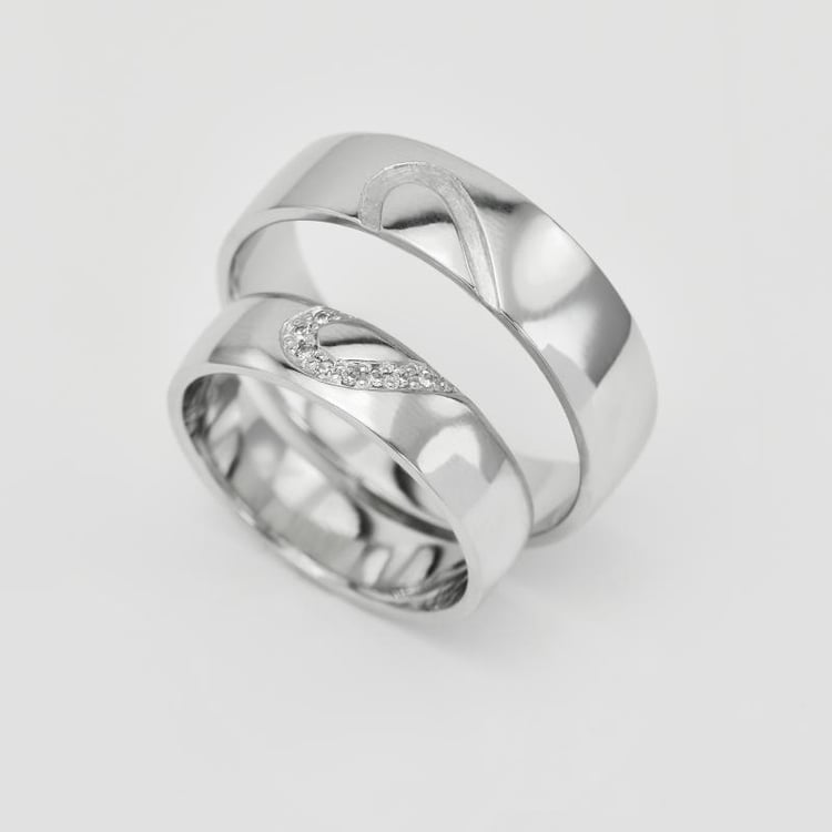 Eheringe aus Platin 17462