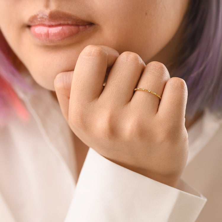 Minimalistischer Ring mit Diamanten Tess 156733