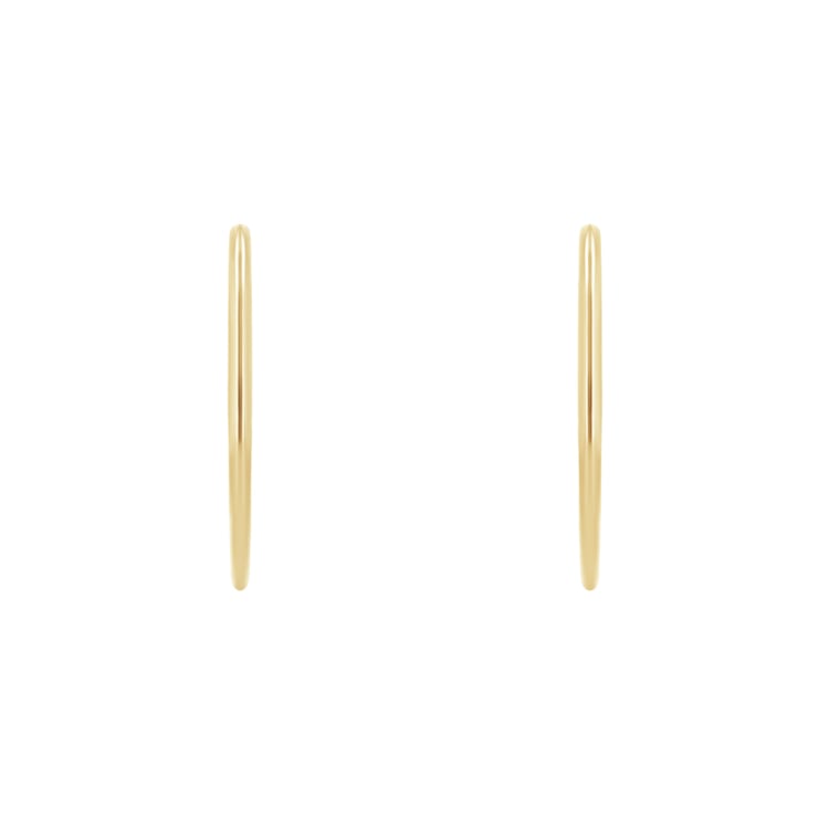 Goldene runde Ohrringe Banks 108327