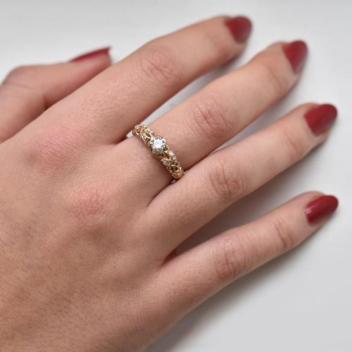 Vintage Verlobungsring mit Lab Grown Diamanten Chantal