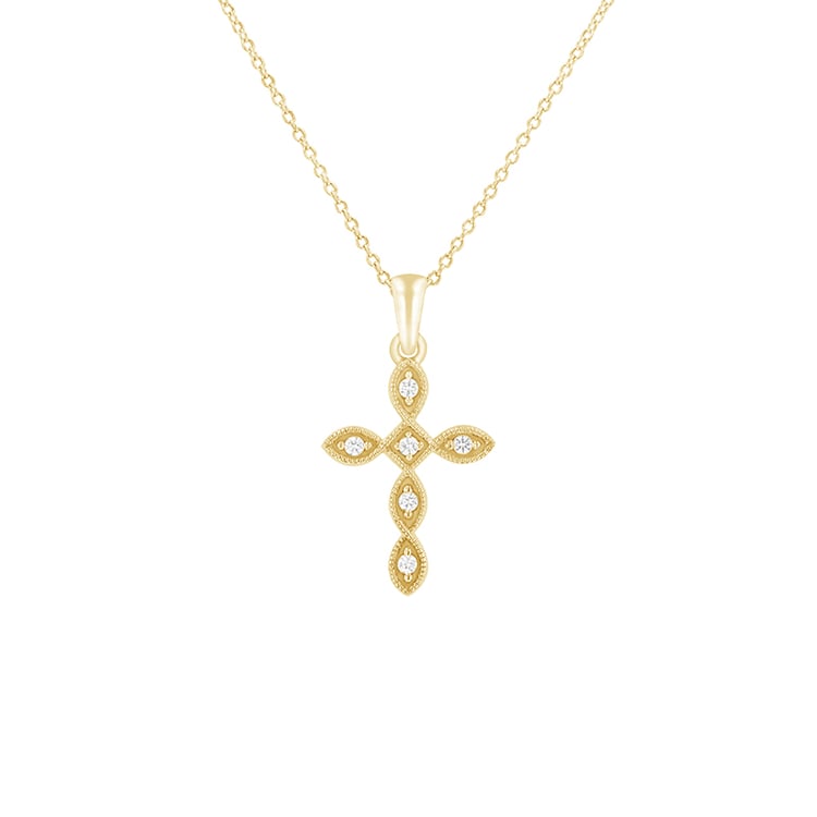 Anhänger in Form eines Diamantkreuzes Angelia 79701