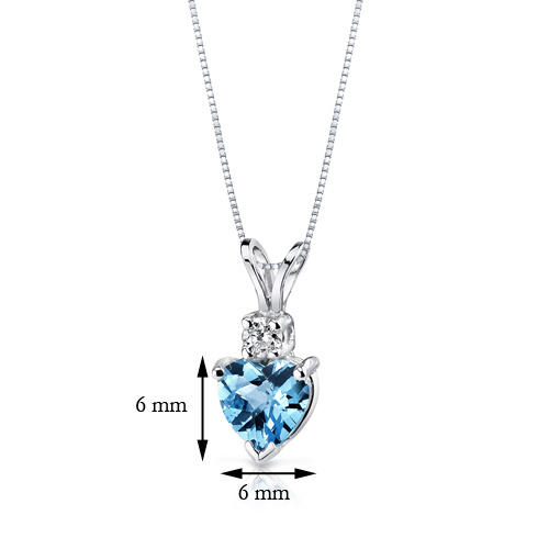 Goldanhänger mit Topas und Diamanten Dorevie