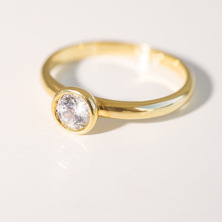 Verlobungsring mit Diamant Gopi 122835