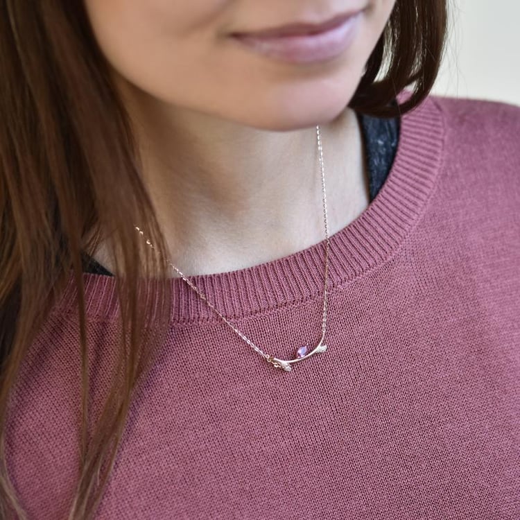 Goldene Halskette mit Turmalinen 18497