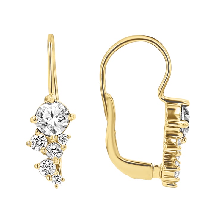 Cluster Ohrringe mit Lab Grown Diamanten Olga