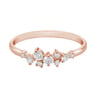 Cluster-Ring mit Lab Grown Moissaniten Isolde