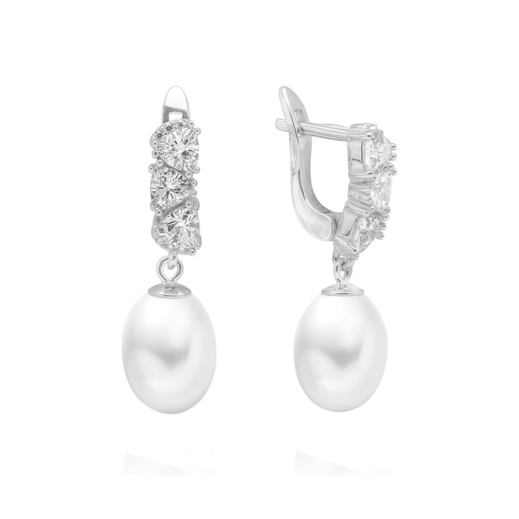 Hängeohrringe mit Perlen Sunnit