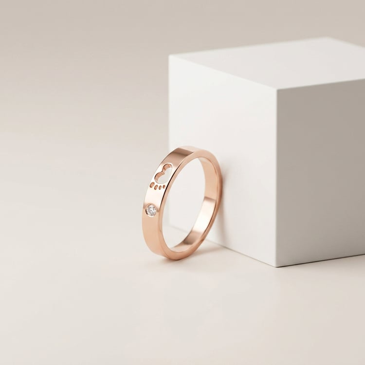 Silberring mit Gravur und Diamant Anaya 170252