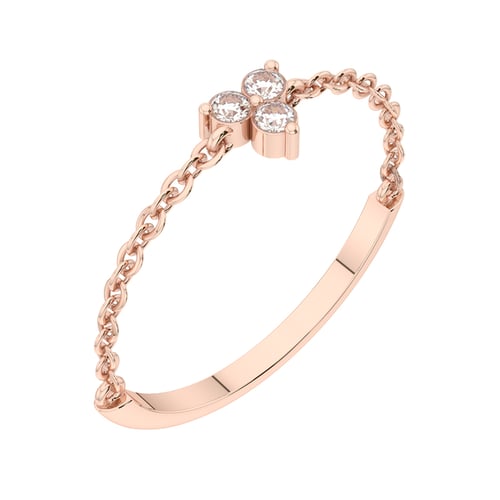 Minimalistischer Ring mit Lab Grown Diamanten Luthar