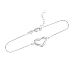 Modisches Armband aus Silber mit Herz Ollie