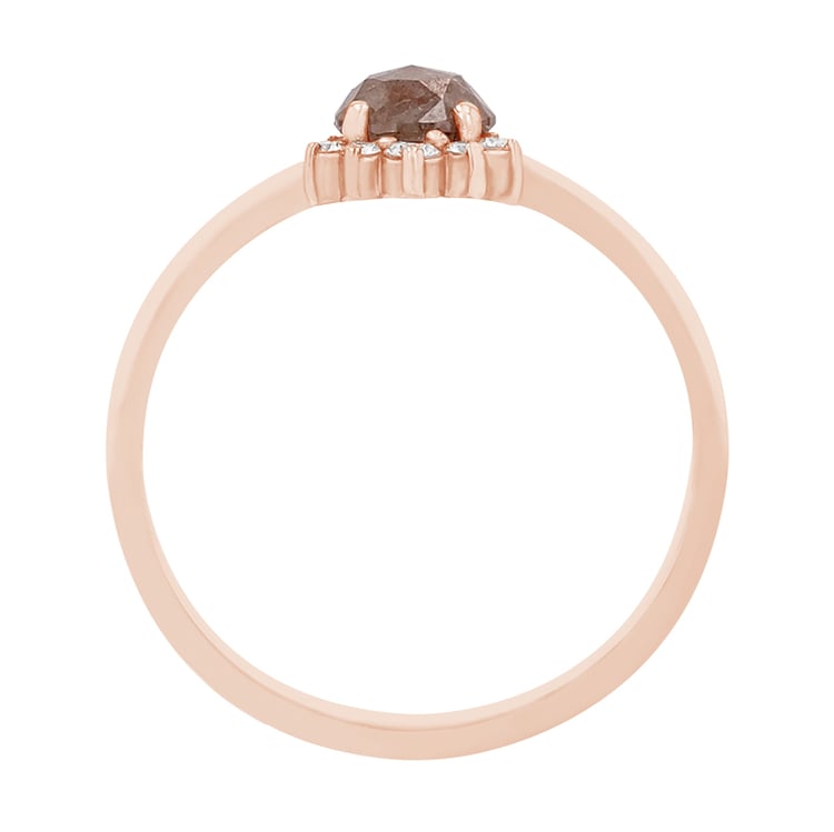 Verlobungsring mit einem Salt and Pepper Diamanten Ange 82618