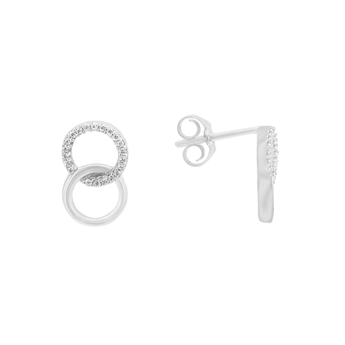 Elegante Ohrringe mit Diamanten Landyh